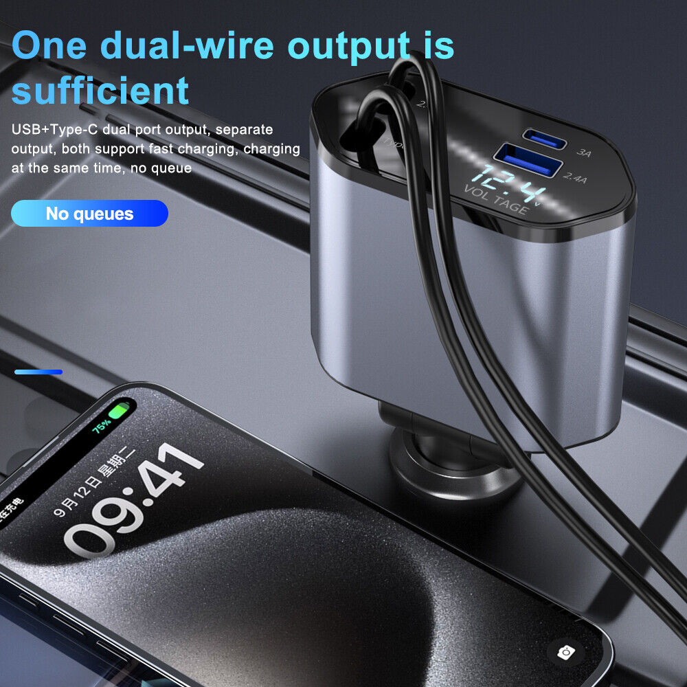 SpeedCharge 4-i-1 Billader | hurtig biloplader