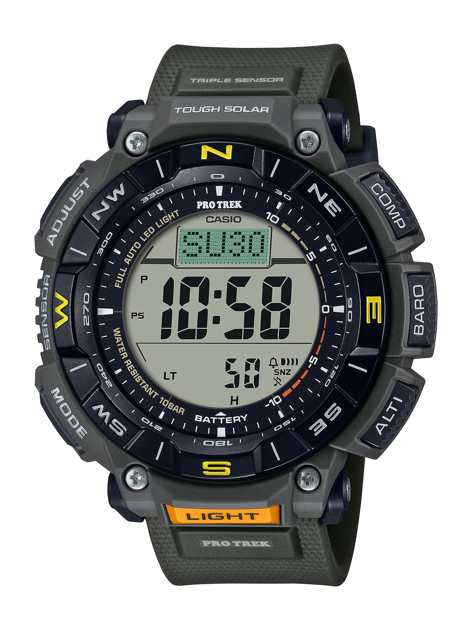 Casio PRG340 Pro Trek | Green Series | 100M Water Resistance | Advanced Sensors | outdoor adventure watch