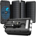 SolarPower Bank Pro 43800mAh with Qi Charging | eco-friendly Qi charging bank