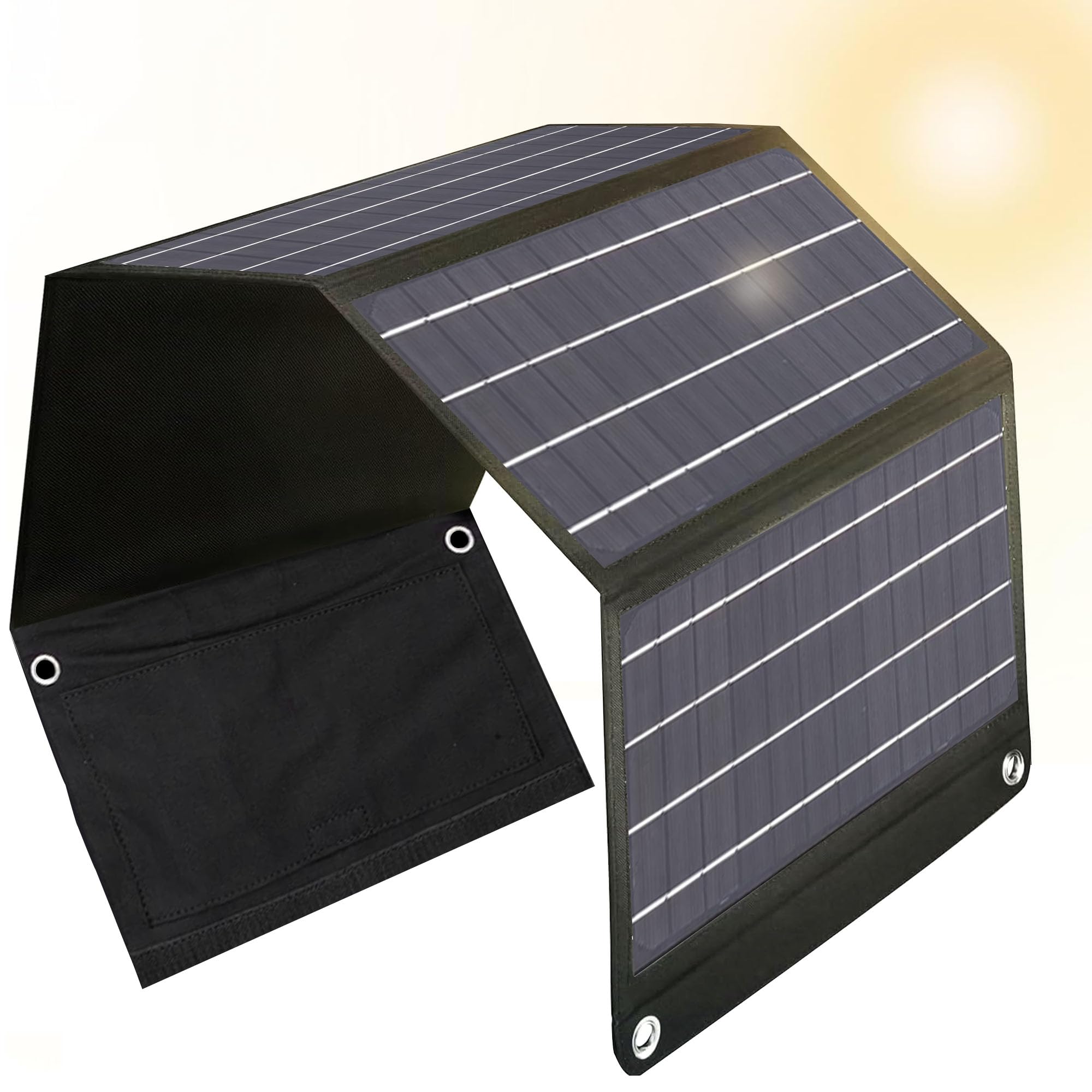28W Foldable Solar Panel Charger for Camping