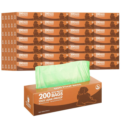 50 Rolls Dog Waste Bags 10000 Count Dog Trash Bags Leak Proof Pet Bags Doggie Poop Roll Waste Bags Dog Thick Plastic Bag for Home Park Outdoor Travel Pet Supplies (Dark Green) | leak proof dog bags