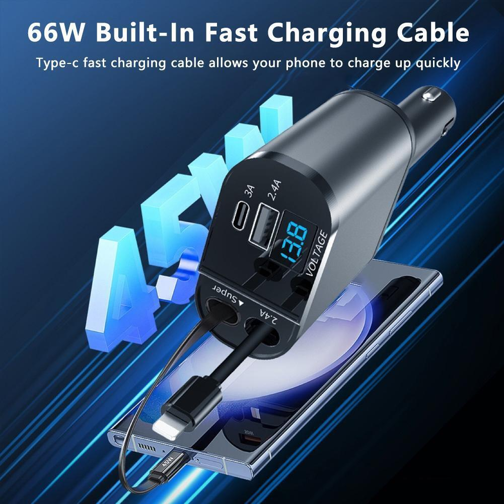 SpeedCharge 4-i-1 Billader | hurtig biloplader