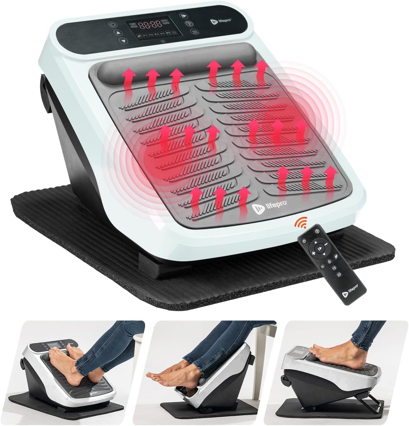 VibraCare Calf & Foot Healer - Heat & Vibration Therapy Machine | calf pain relief machine