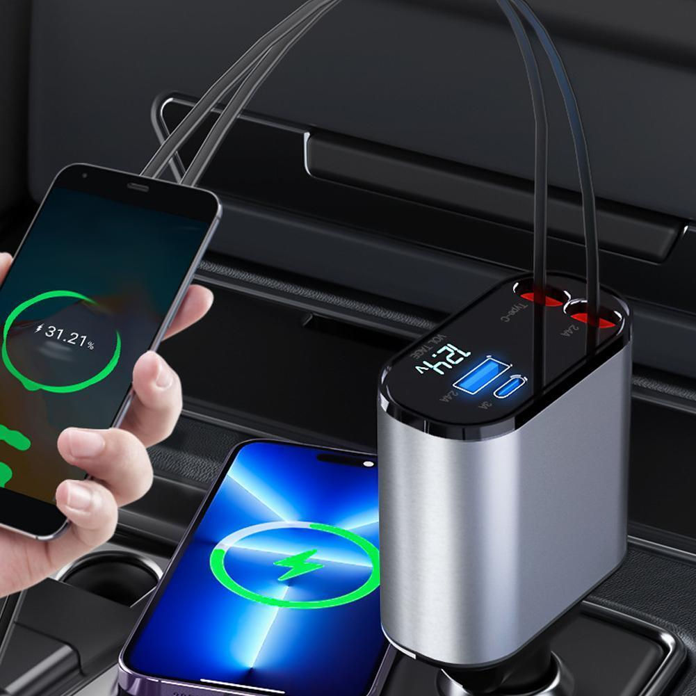 SpeedCharge 4-i-1 Billader | hurtig biloplader