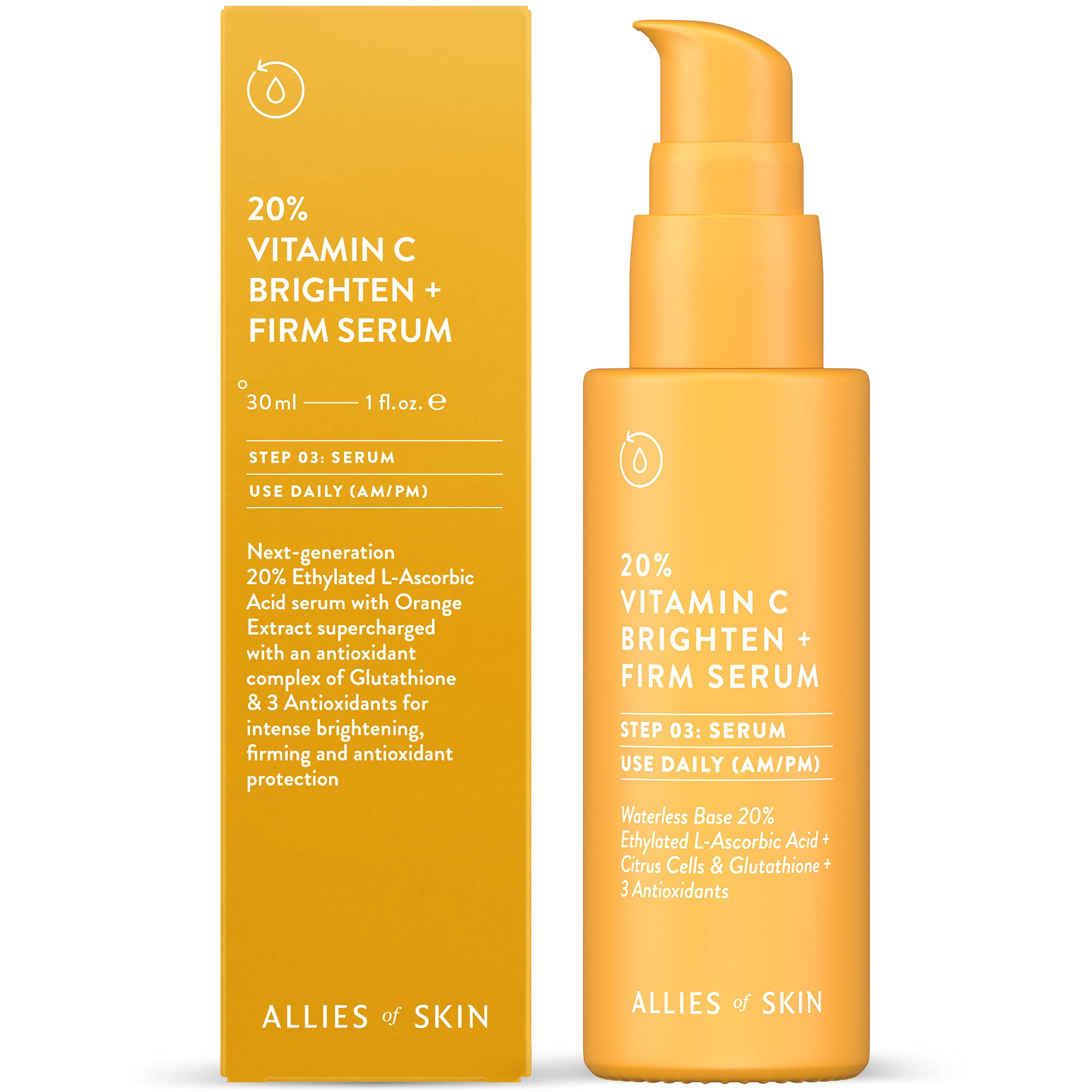 Radiant C20 Firming Serum: Brightness & Elasticity Enhancer | brightening skin serum