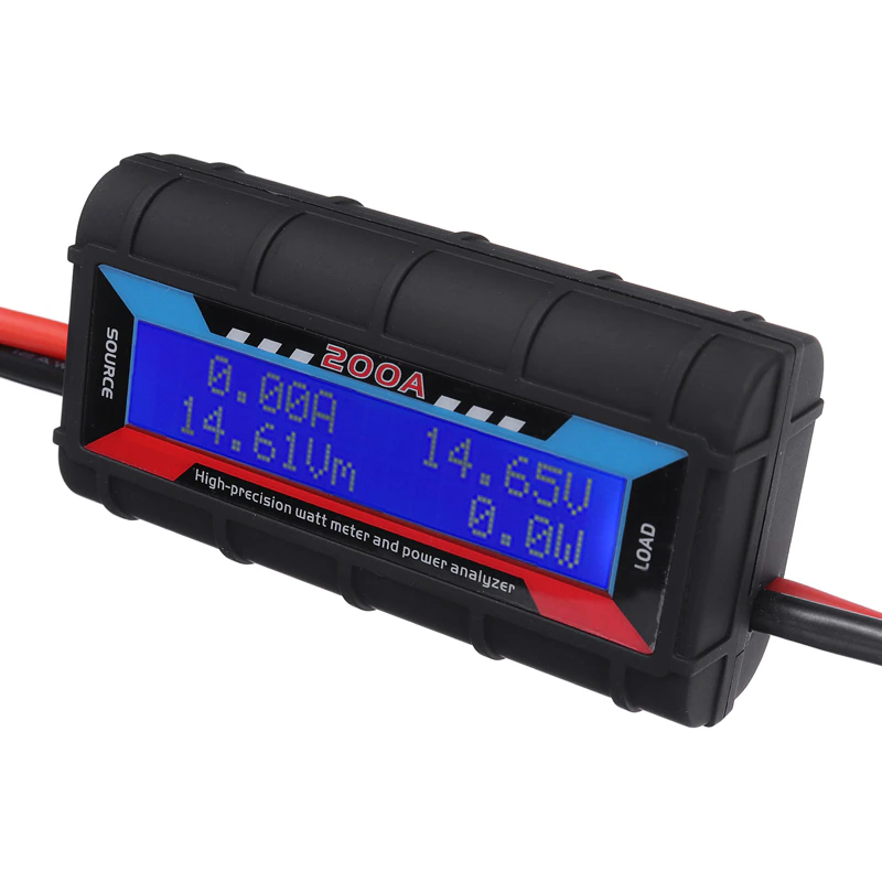 200A High-Precision DC LCD Power Meter | high precision power meter