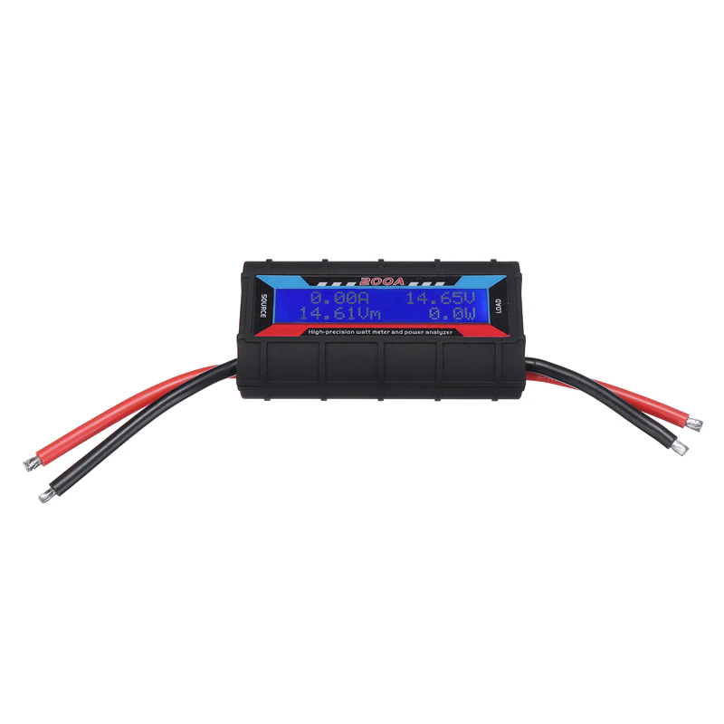 200A High-Precision DC LCD Power Meter | high precision power meter