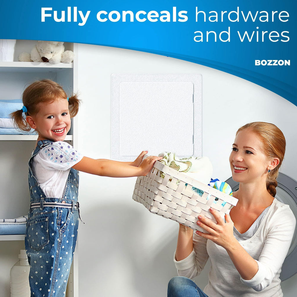 Access Panel for Drywall 22x22 inch Wall Hole Cover Access Door White Plastic | flush mount access door