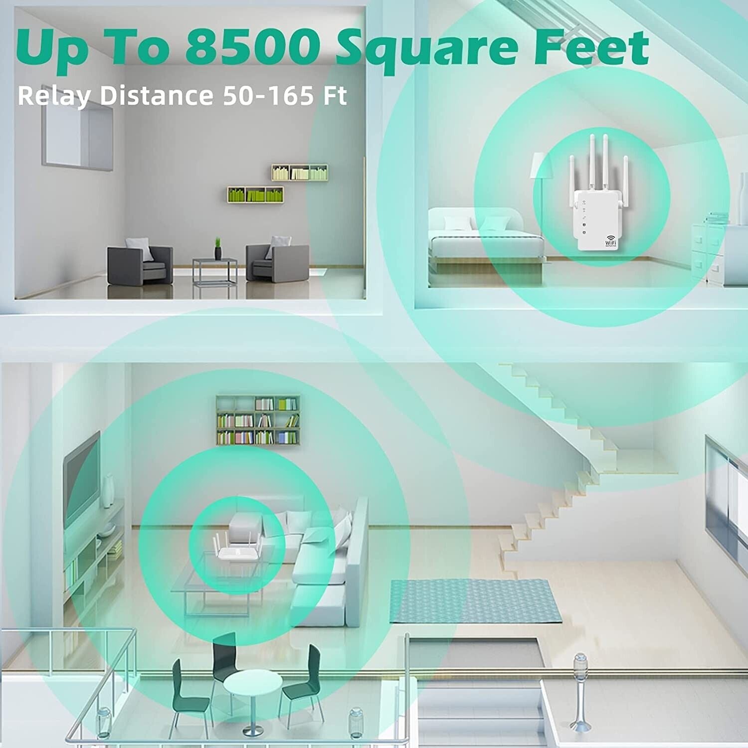 WiFi Range Extender Internet Booster Network Router Wireless Signal Repeater |