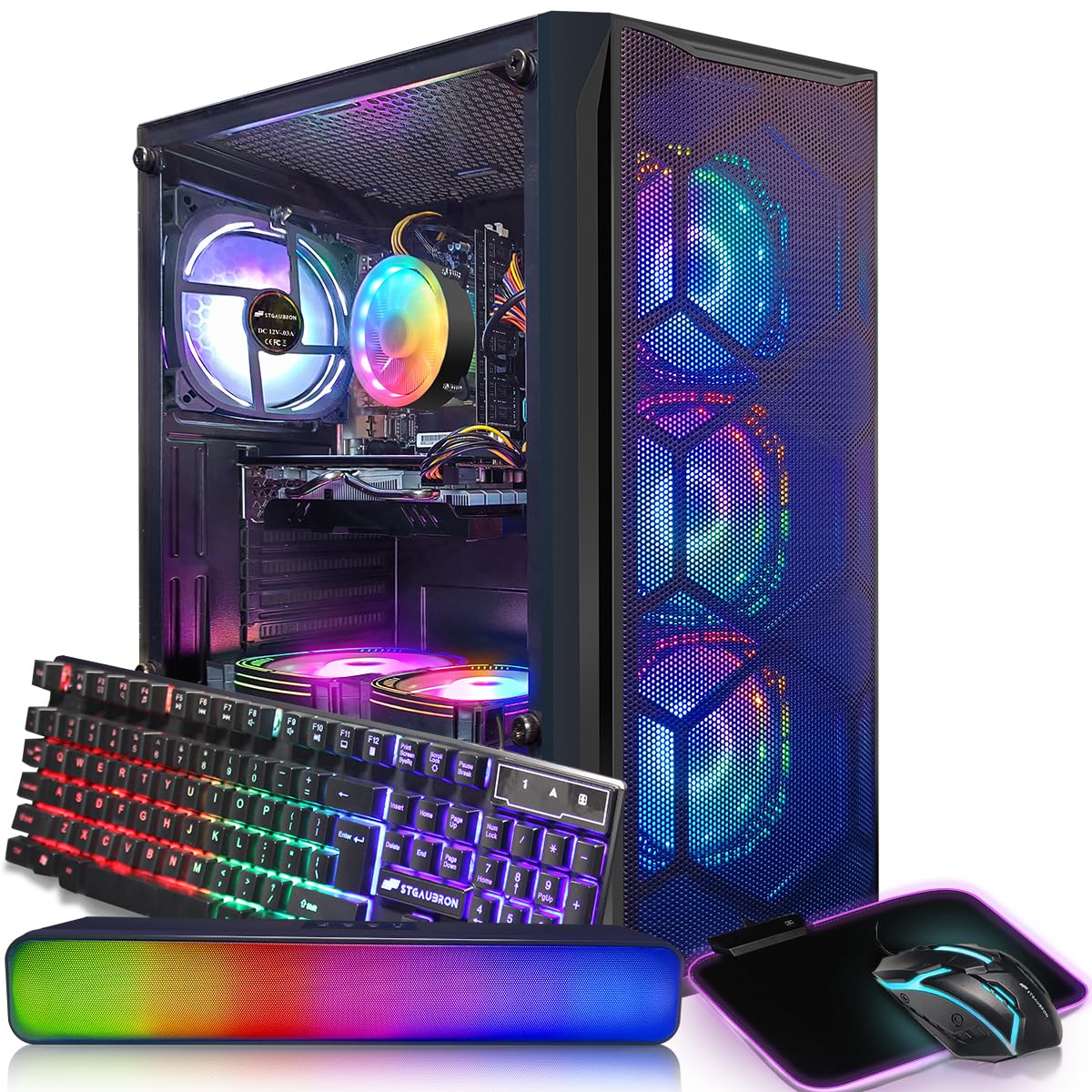 STGAubron Core i7 RX 580 Gaming Desktop for sale