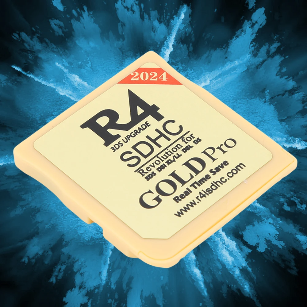 2024 Version R4 Gold Pro SDHC R4i For DS/3DS/2DS Revolution Cartridge + USB | high speed gaming card