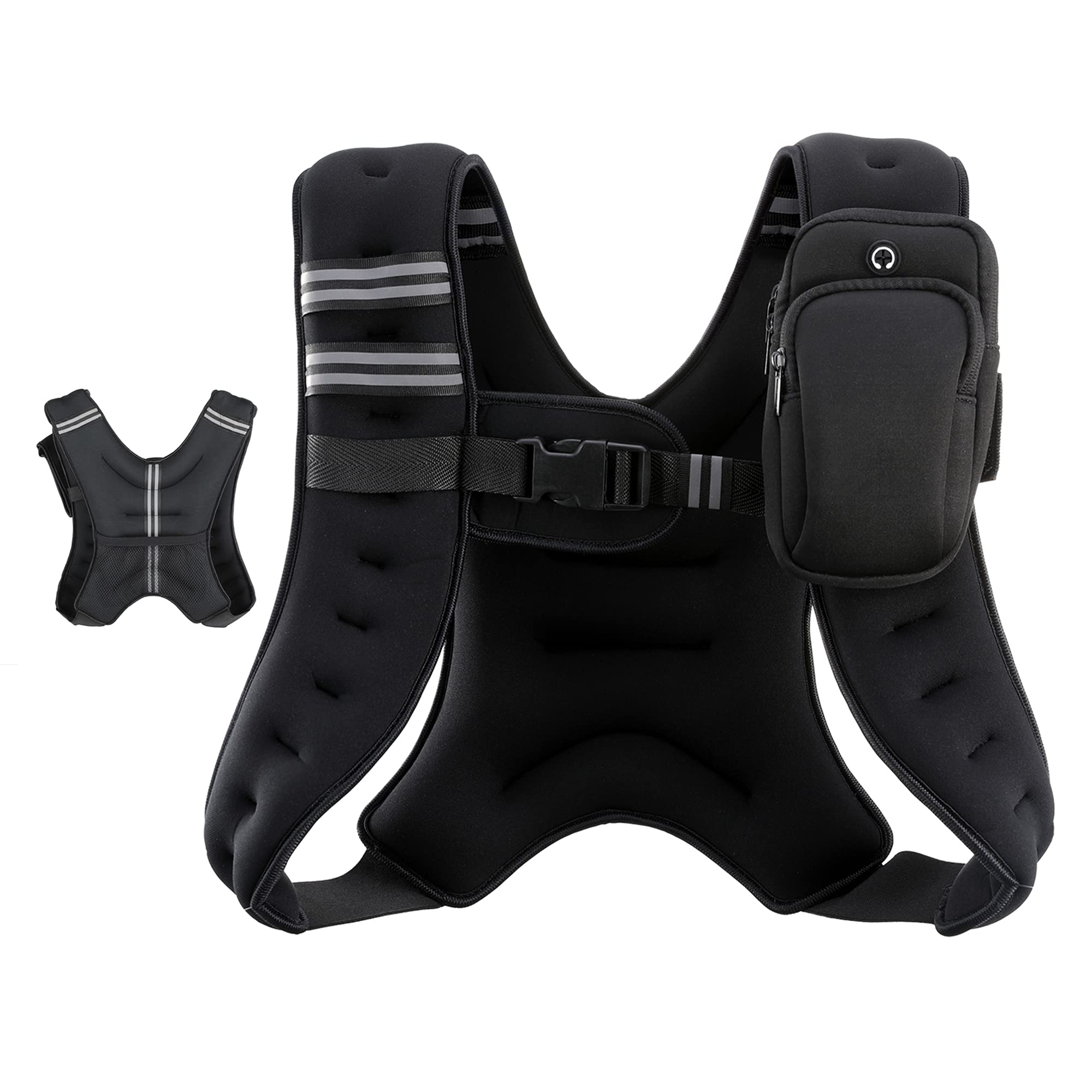 ZELUS 20lb Fitness Weight Vest | adjustable weight vest