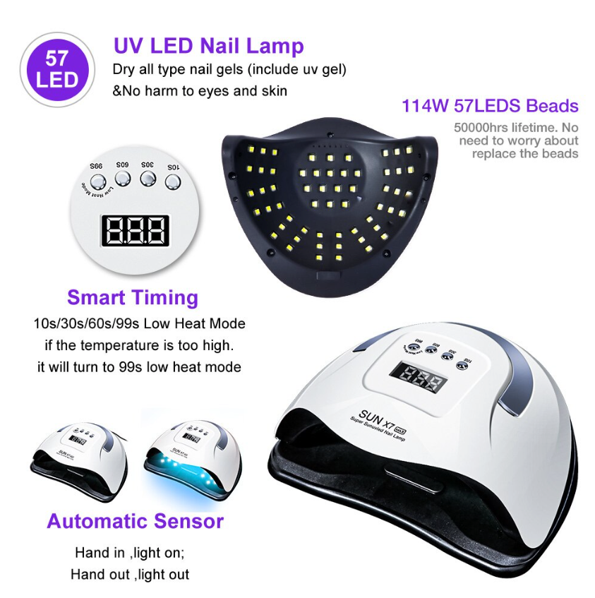 220W Quick-Dry LED Nail Lamp | quick dry nail lamp
