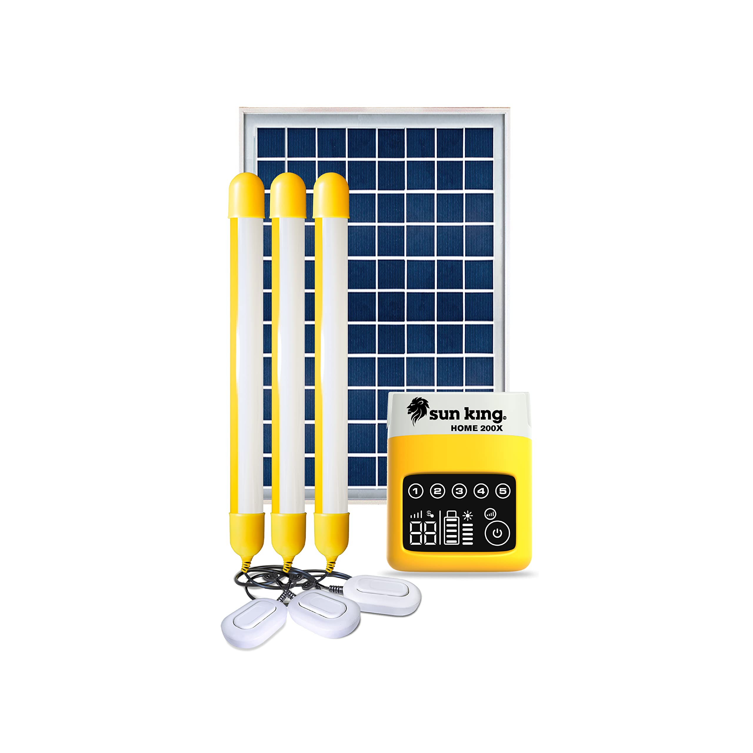 Sun King 200X Essential Solar Kit | portable solar lighting kit