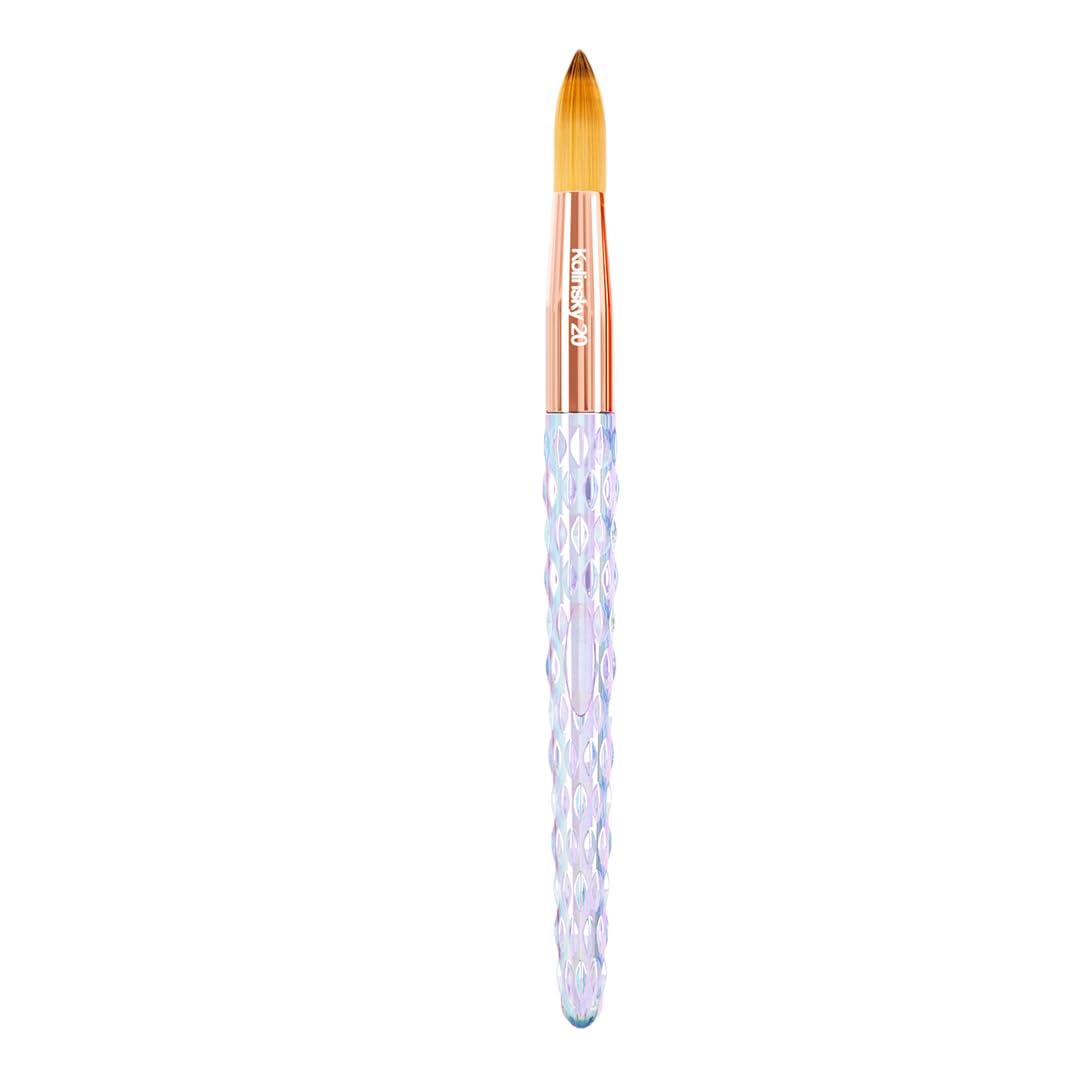 Kiara Sky Kolinsky Kristall Acryl Nagel Pinsel #20 | luxuriöse Nailart-Tools