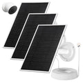 6V 4.5W Nest Cam Solar Panel Kit, IP65, 10ft Cable - 3 Pack | outdoor surveillance solar panel