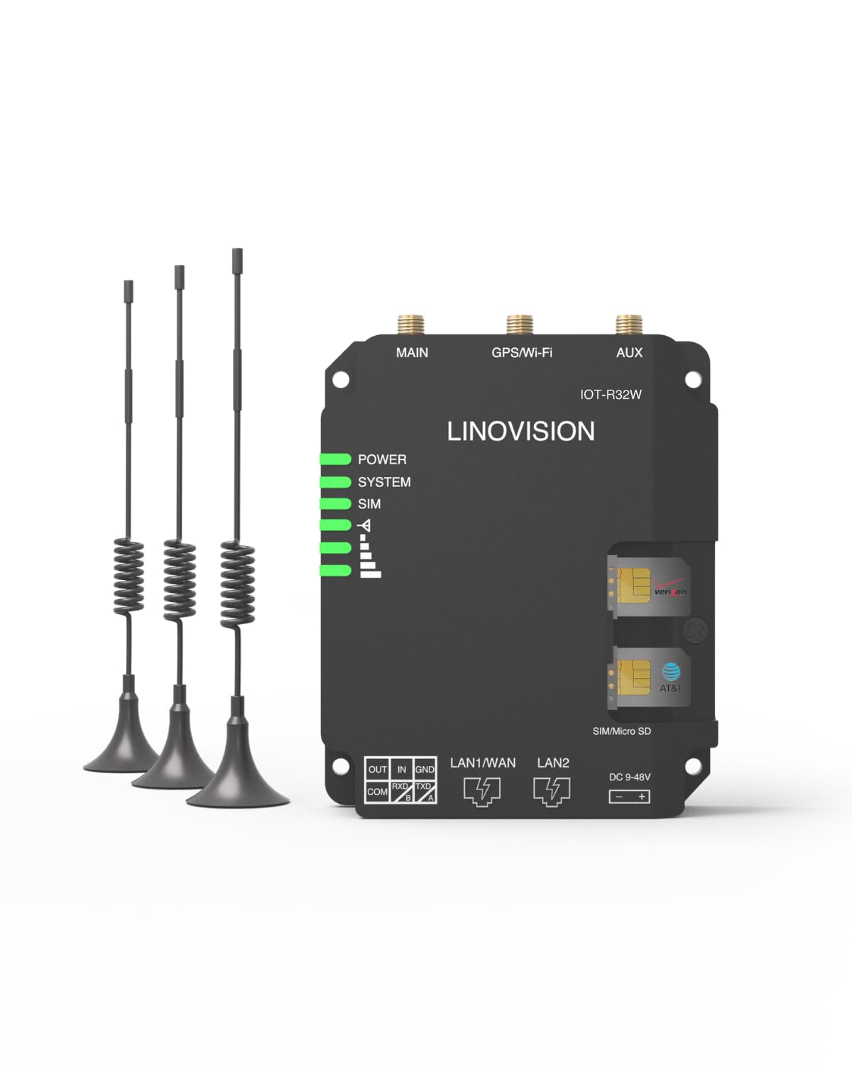 LINOVISION 4G LTE Dual-SIM Industrial Router with Enhanced Wi-Fi | enhanced Wi-Fi industrial router