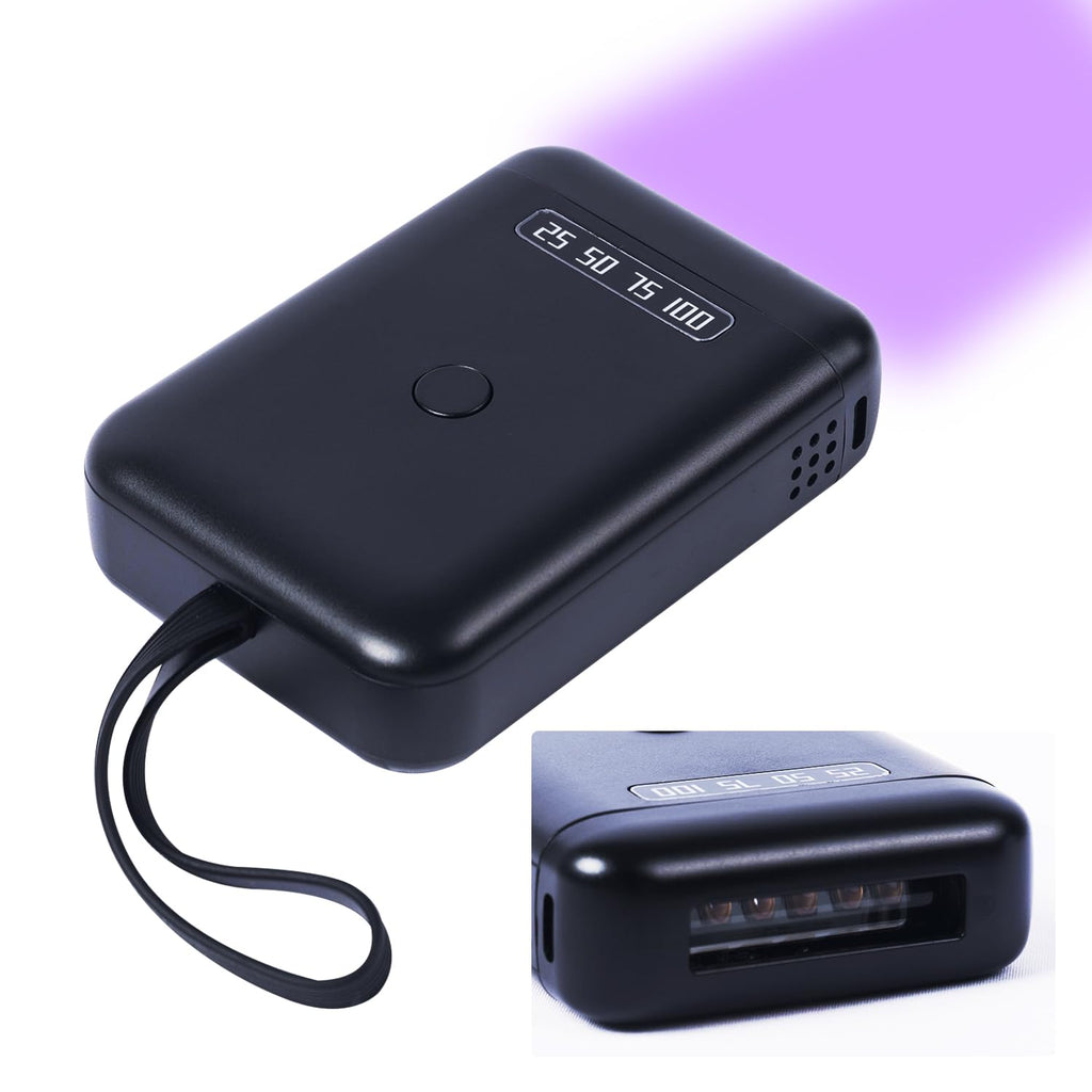 V Light Quick Hair Extensions Kit med UV LED-lampe | UV-hårforlængelsessæt