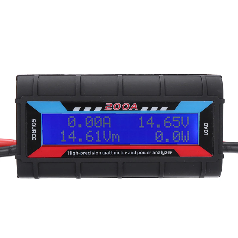 200A High-Precision DC LCD Power Meter | high precision power meter