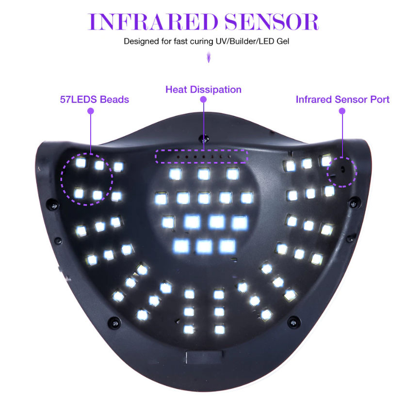 220W Quick-Dry LED Nail Lamp | quick dry nail lamp