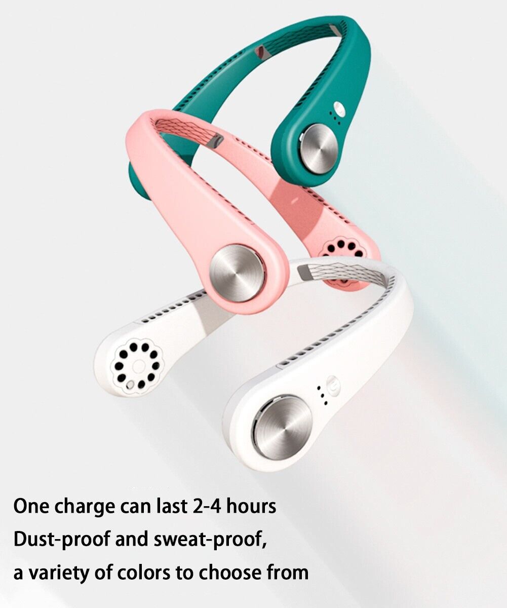 USB Wearable Neck Fan Air Cooler | portable neck cooler