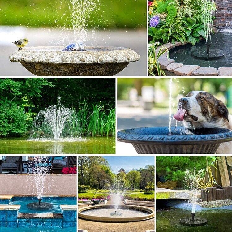 Solar Essence 1.4W Bird Bath Fountain