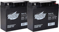 Interstate Dual 12V 18Ah AGM Battery Pack | interstate dual batteries