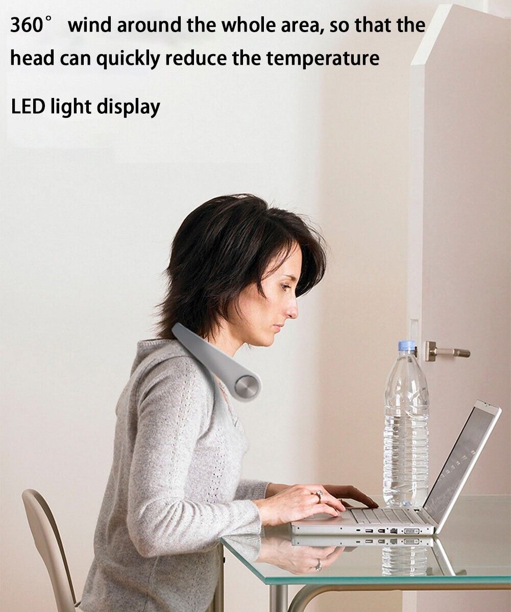 USB Wearable Neck Fan Air Cooler | portable neck cooler
