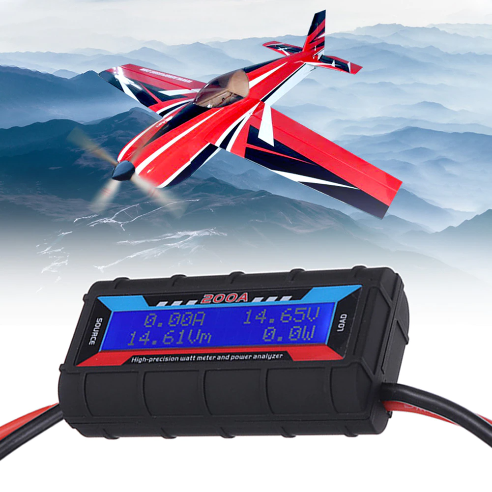 200A High-Precision DC LCD Power Meter | high precision power meter