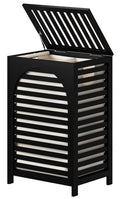 Bamboo Wood Elegant Laundry Hamper with Lid | elegant bamboo laundry hamper