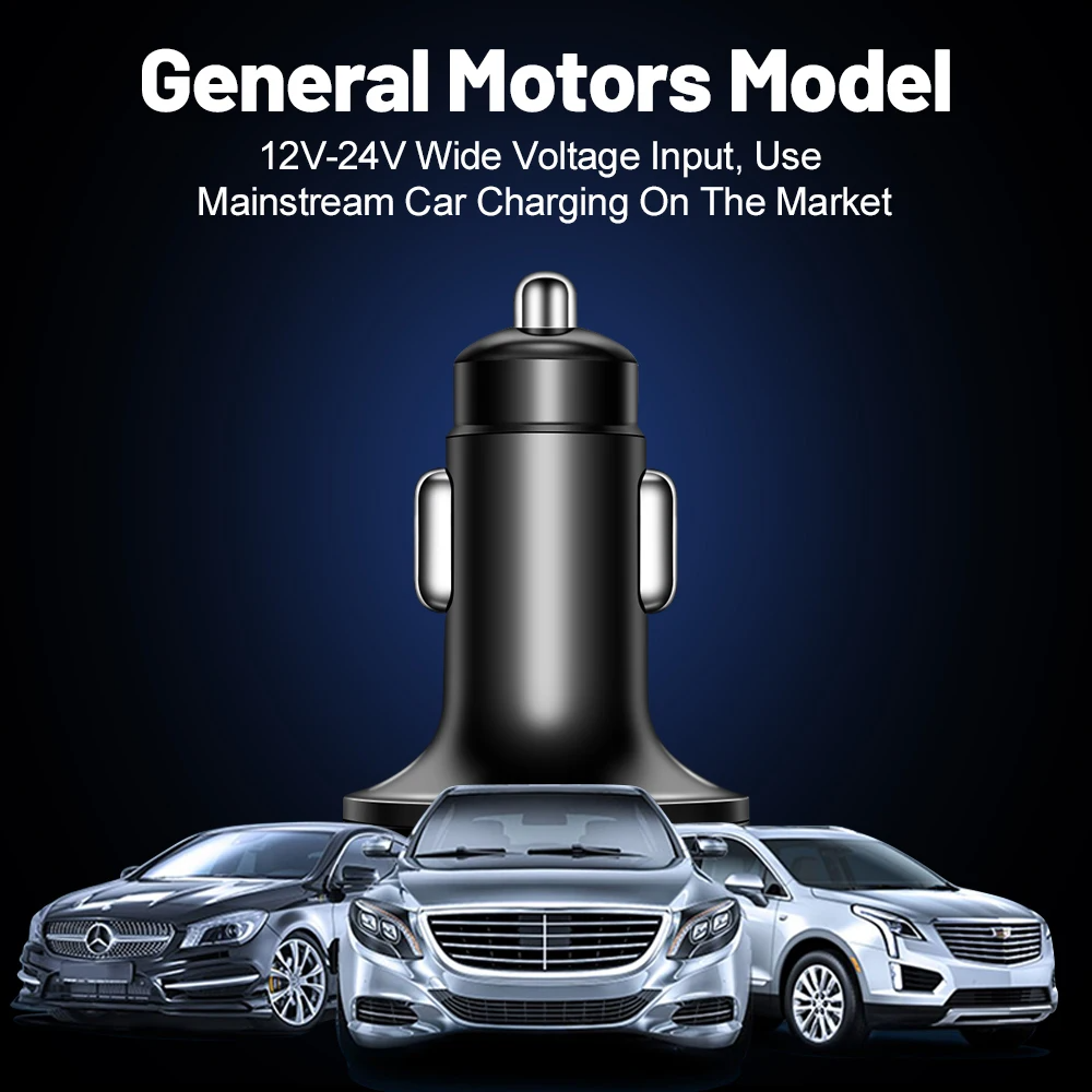 5-Port High-Speed Car Charger for Smartphones
