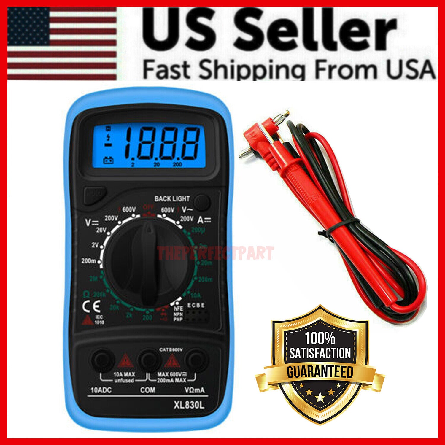 Compact Digital Multimeter XL830L | best digital multimeter