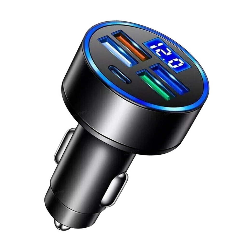 5-Port High-Speed Car Charger for Smartphones