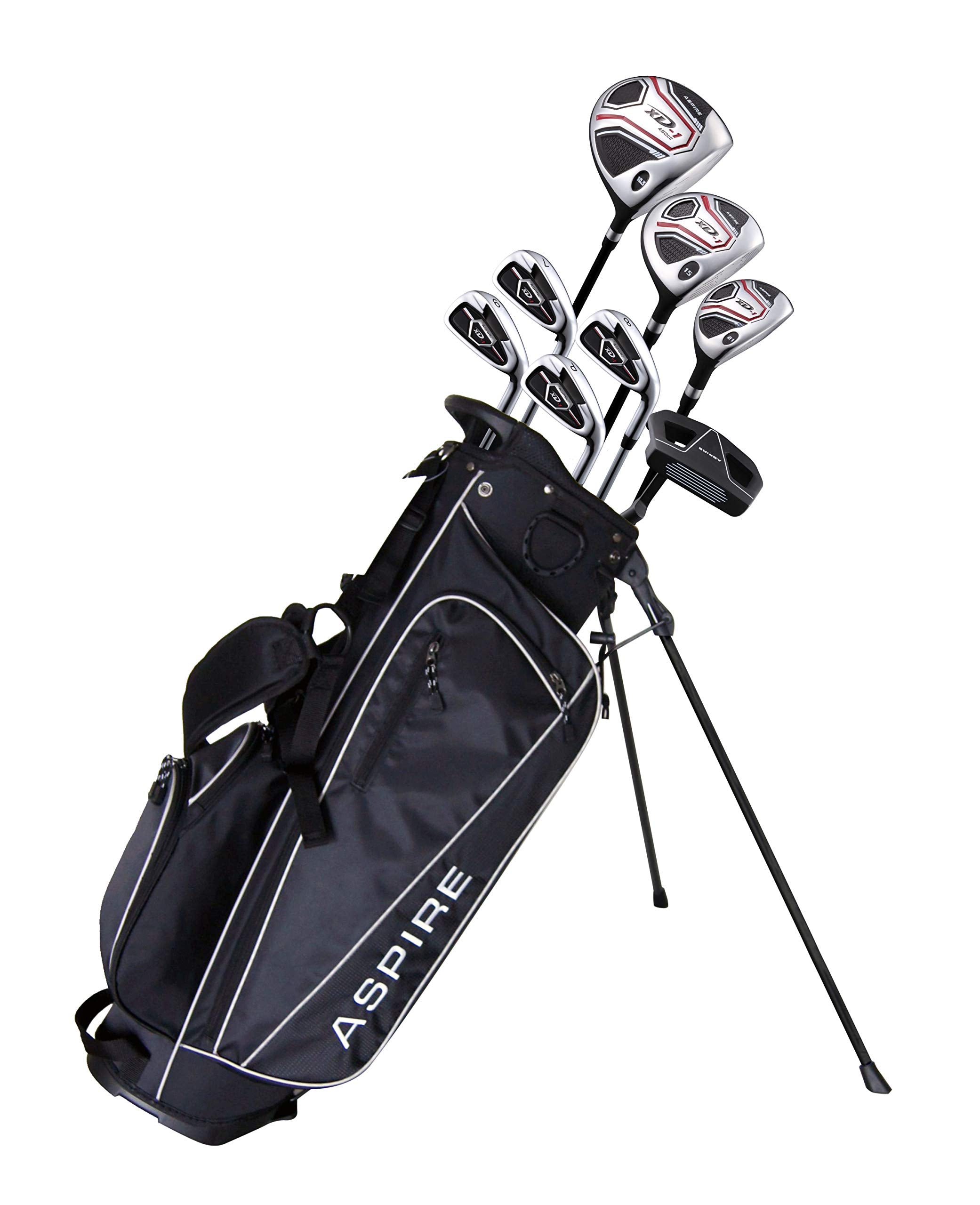 Aspire XD1 Teen Golf Pro Set - Includes Essential Clubs & Bag, Ages 13-16 | teen golf club set
