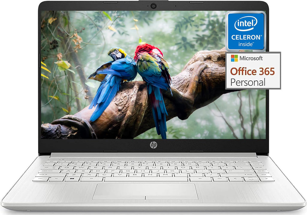 HP Stream 14 Inch Laptop 2023 Ultra-Thin and Light Laptop for College Students Intel Celeron N4120 16GB RAM 320B Storage (64GB eMMC+256GB MSD no SD Port) 1-Year Office 365 Silver Win 11 S | ultra thin college laptop