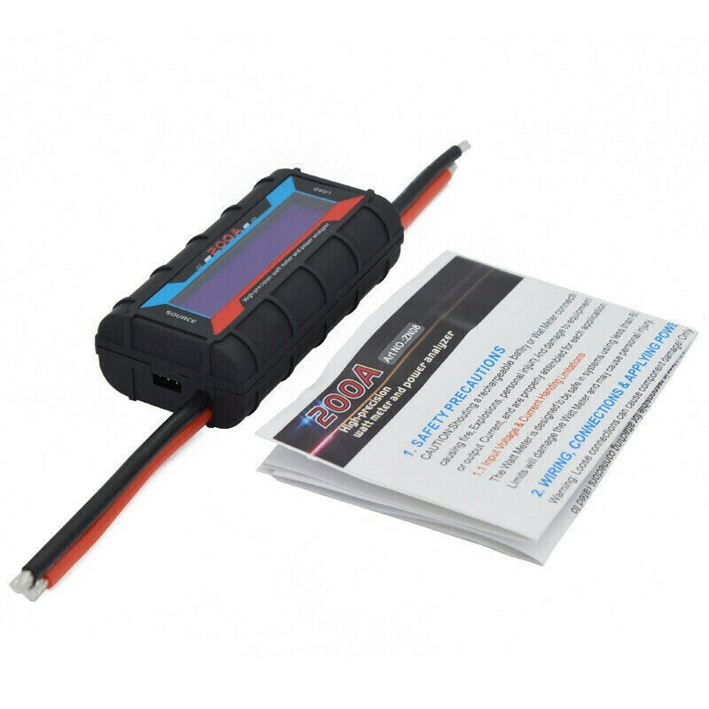 200A High-Precision DC LCD Power Meter | high precision power meter