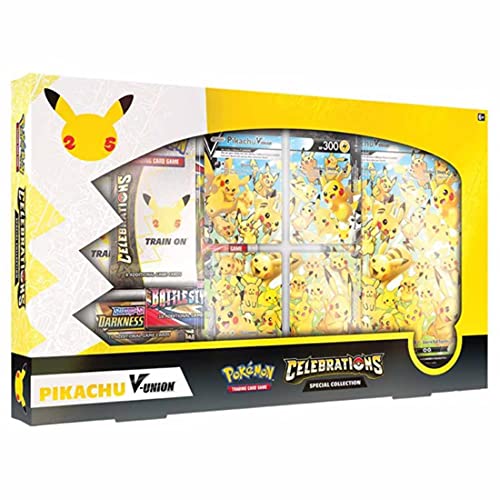 Pokemon TCG: Pikachu 25th Anniversary V-Union sæt | 25 års jubilæums boosterpakke