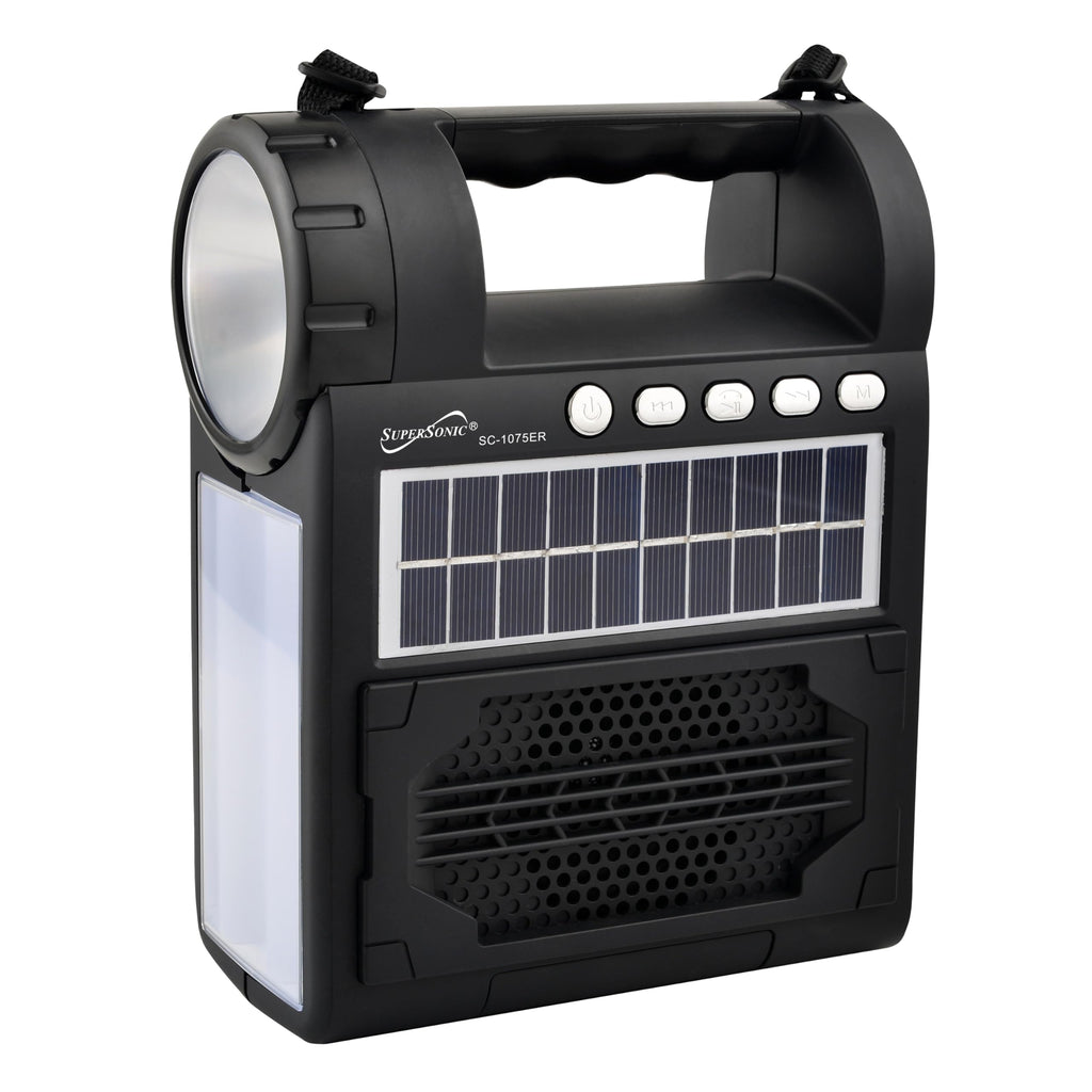 Supersonic Solar Bluetooth Speaker & Multimedia Hub | eco-friendly outdoor speaker