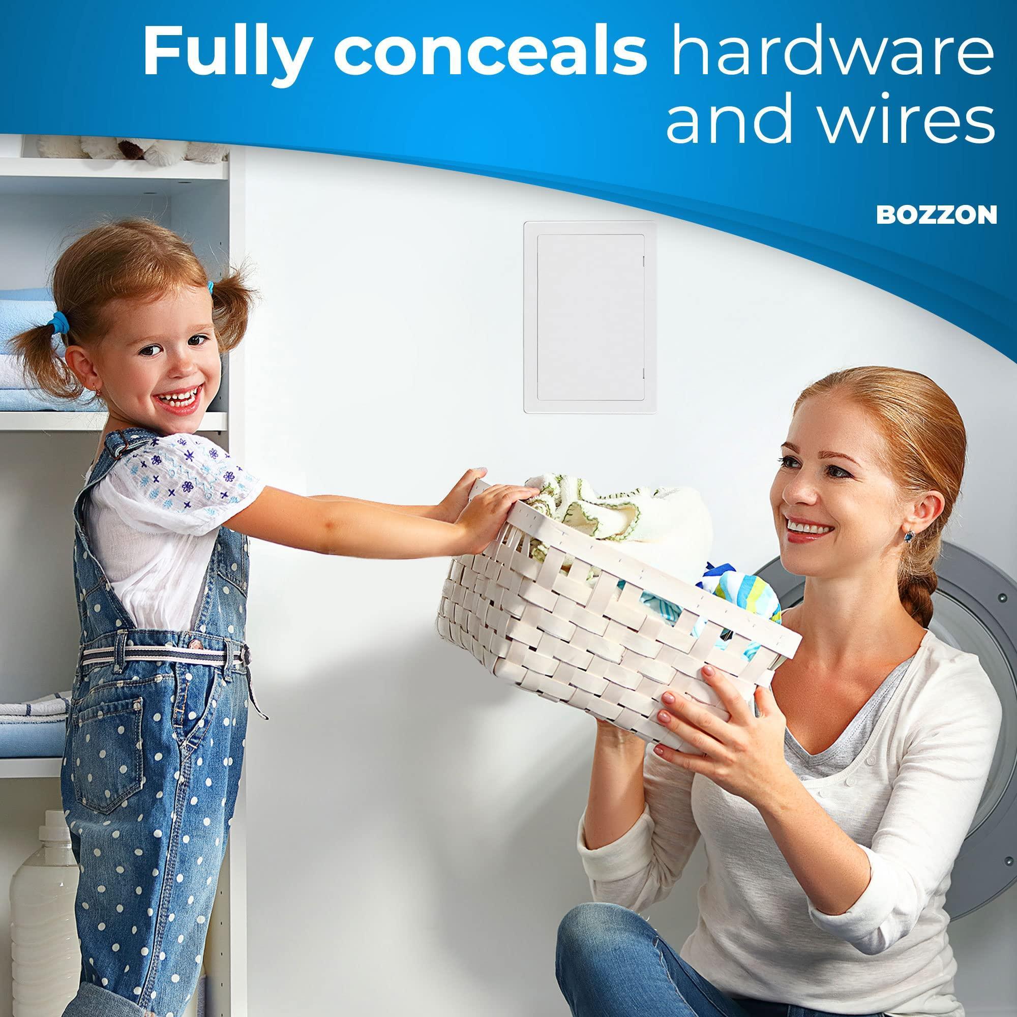 WallSafe 12x16 White Access Panel | indoor outdoor access panel