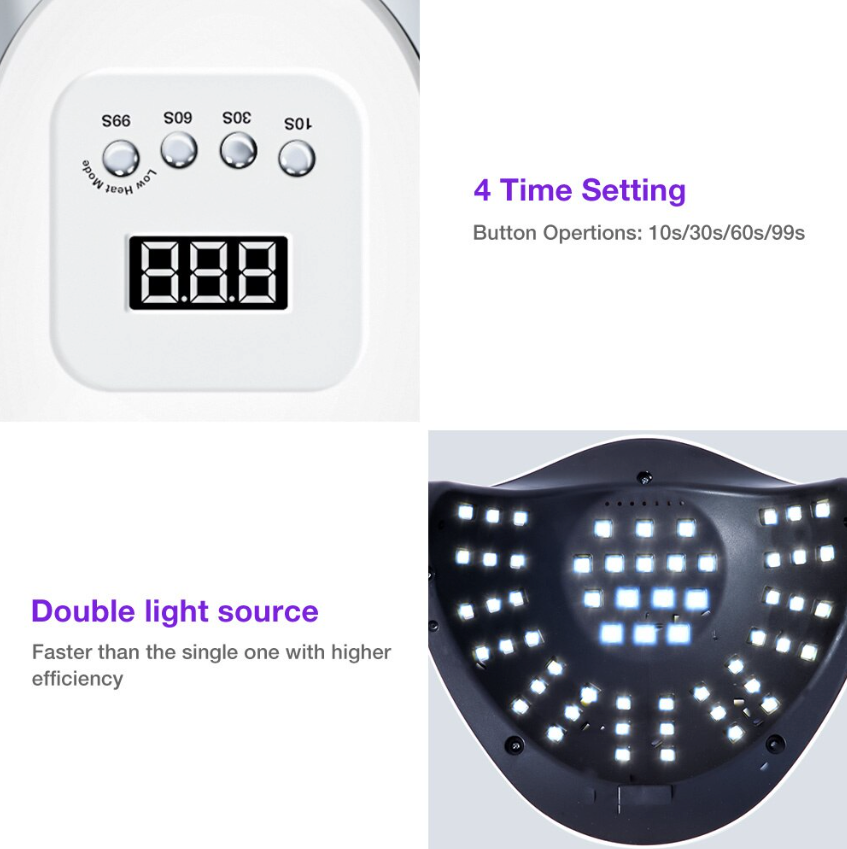 220W Quick-Dry LED Nail Lamp | quick dry nail lamp