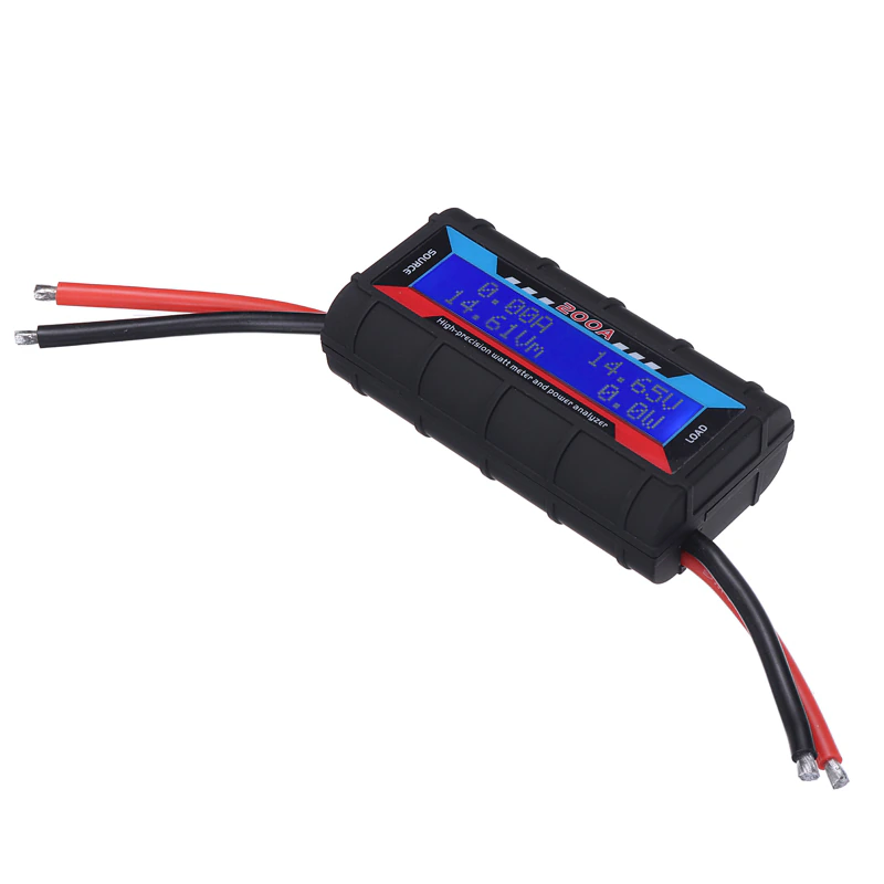 200A High-Precision DC LCD Power Meter | high precision power meter