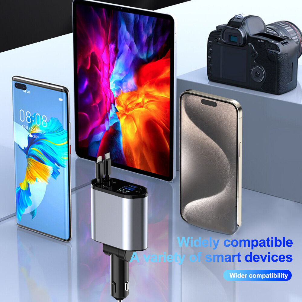 SpeedCharge 4-i-1 Billader | hurtig biloplader