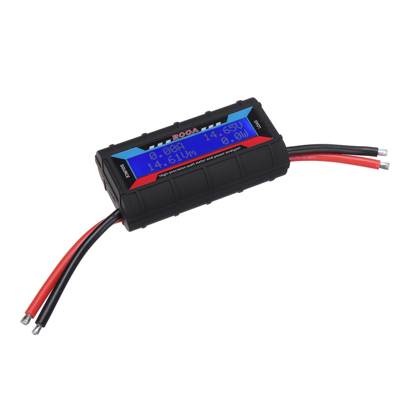 200A High-Precision DC LCD Power Meter | high precision power meter
