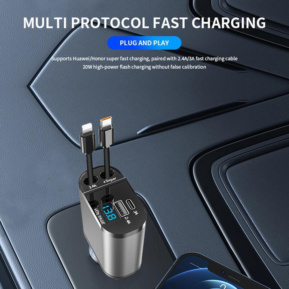 SpeedCharge 4-i-1 Billader | hurtig biloplader