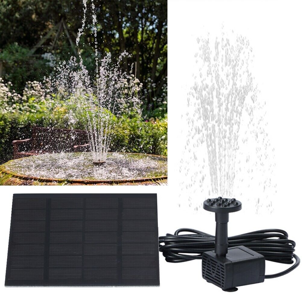 Solar Splash Fountain: Bird Bath & Garden Essential | automatic solar water feature