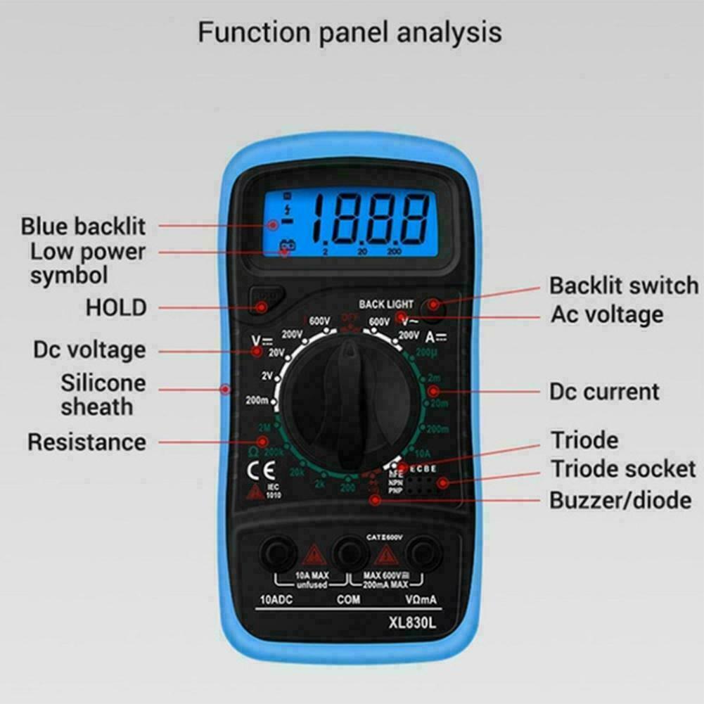 Compact Digital Multimeter XL830L | best digital multimeter