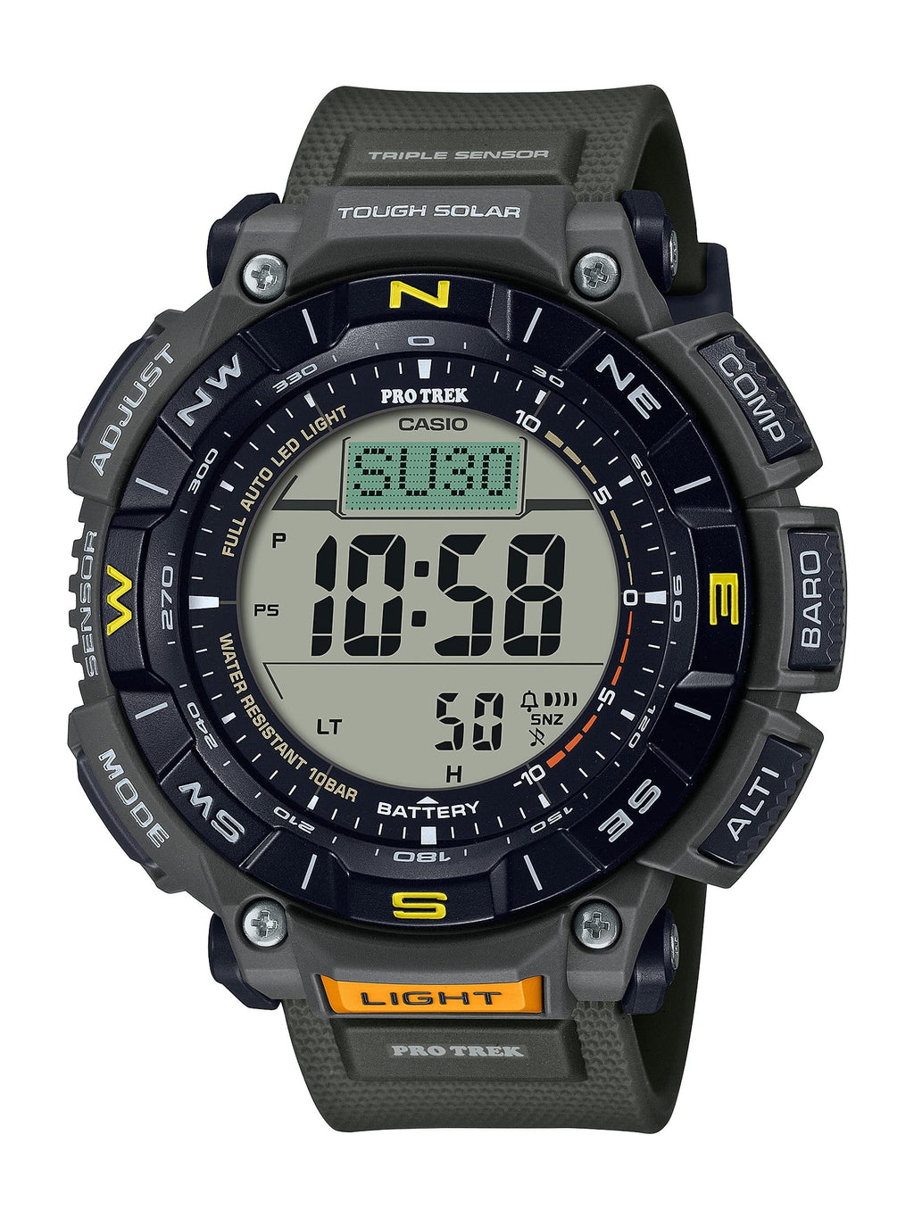 Casio PRG340 Pro Trek | Green Series | 100M Water Resistance | Advanced Sensors | outdoor adventure watch