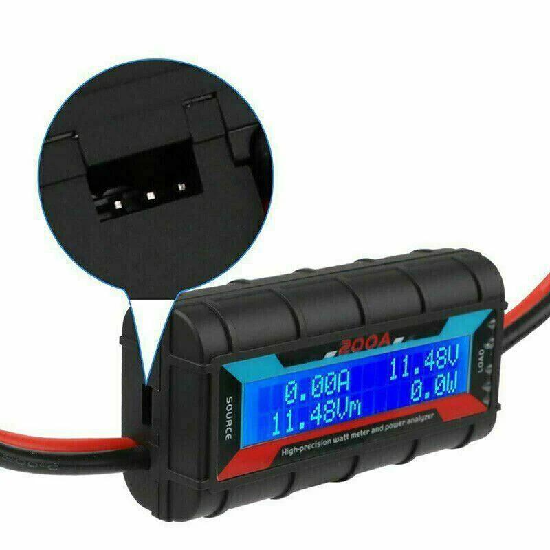 200A High-Precision DC LCD Power Meter | high precision power meter