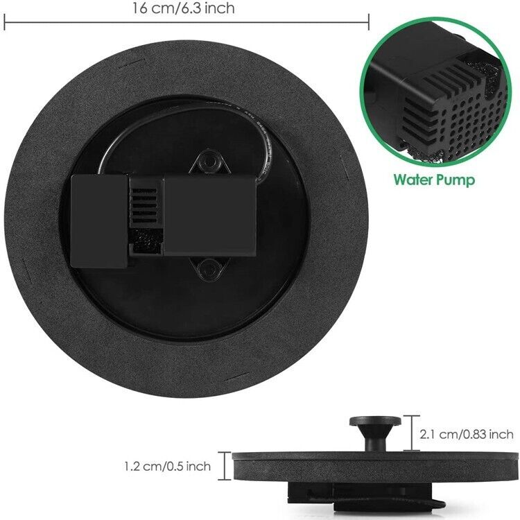 Solar Essence 1.4W Bird Bath Fountain