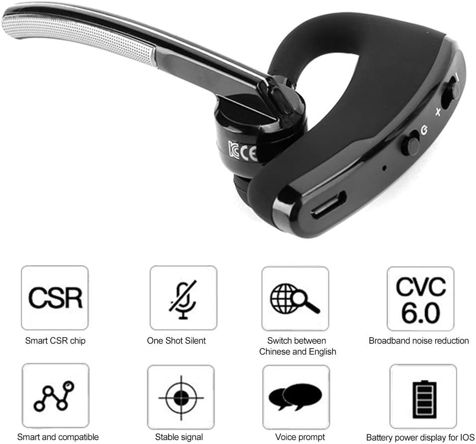 ClearSound Bluetooth Headset for Truckers | comfortable Bluetooth headset